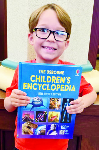 Younger Lepper Library reader completes 1,000 Books Before Kindergarten program